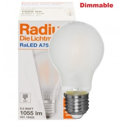 RADIUM STANDARD LED  RALED A75 8,5W /2700K DIMMABLE
