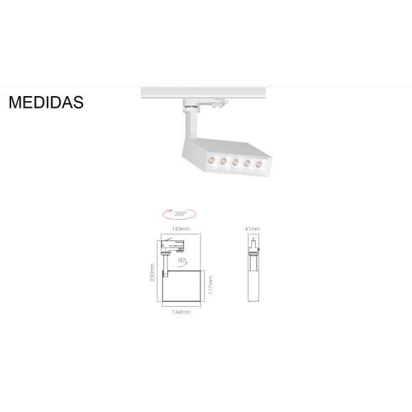 PROYETOR LED BENEITO FAURE...